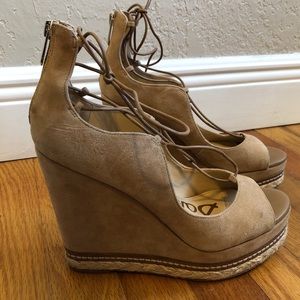 Sam Edelman espadrille wedges